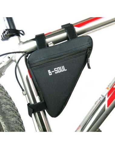 B-SOUL Triangle Bike Bag Front Tube Frame Bicycle - Blue/Black | Bike Accessories