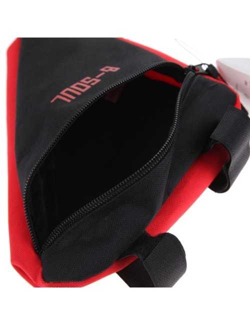 B-SOUL Triangle Bike Bag Front Tube Frame Bicycle - Blue/Black