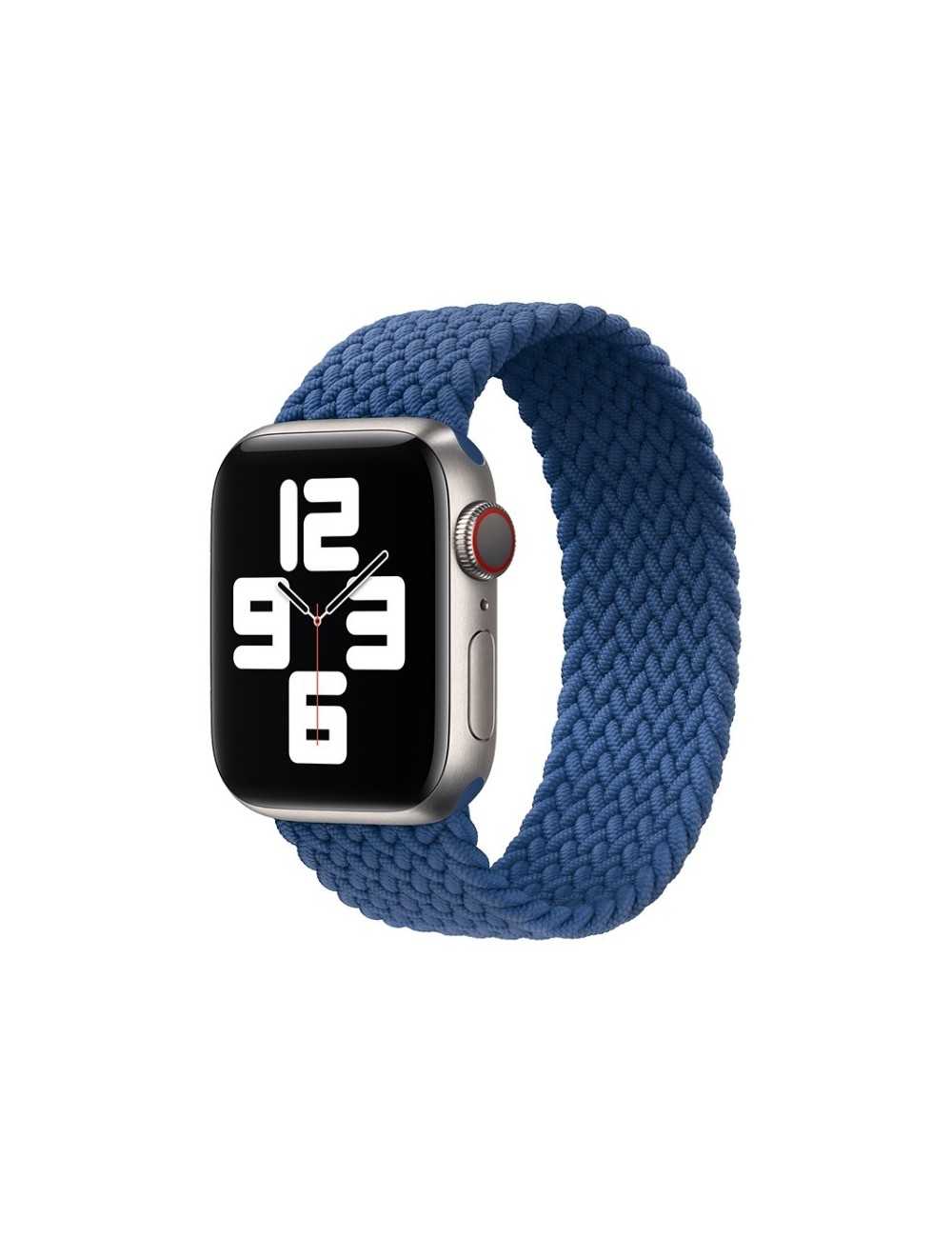 Υφασμάτινο λουράκι Braided Solo Loop για Apple watch 42/44 - Size L - Cold Sea Blue