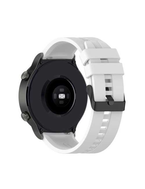 Λουράκι σιλικόνης Quickfit Tech-Protect 22 mm για Huawei Watch GT/GT2/PRO/GTR2 - White