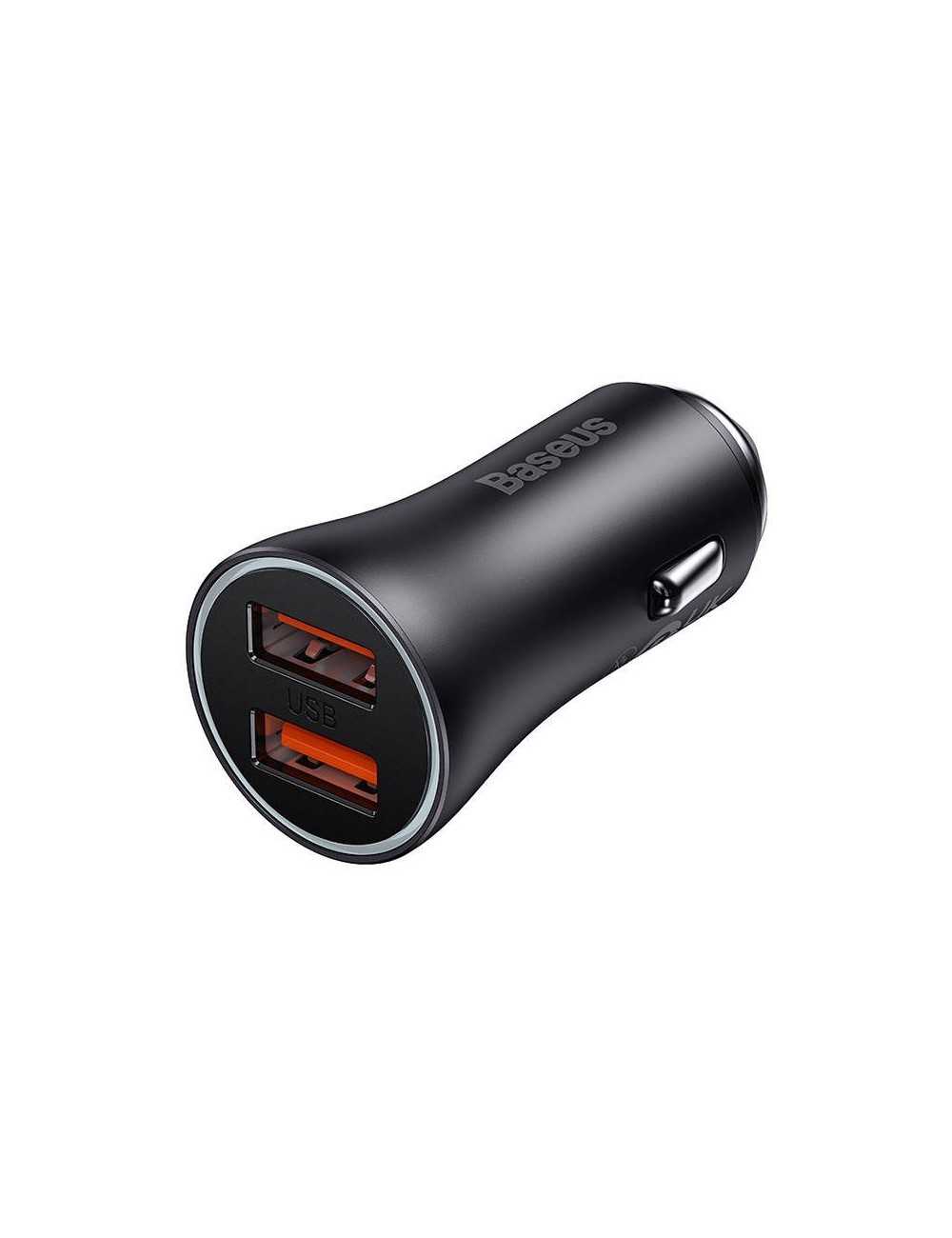 Hoco Z48 40W Dual Port USB-C Metal Car Charger - Mobile Bus