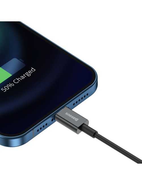 Baseus Καλώδιο USB σε Lightning Superior Series 2.4A 2m (Μαύρο)