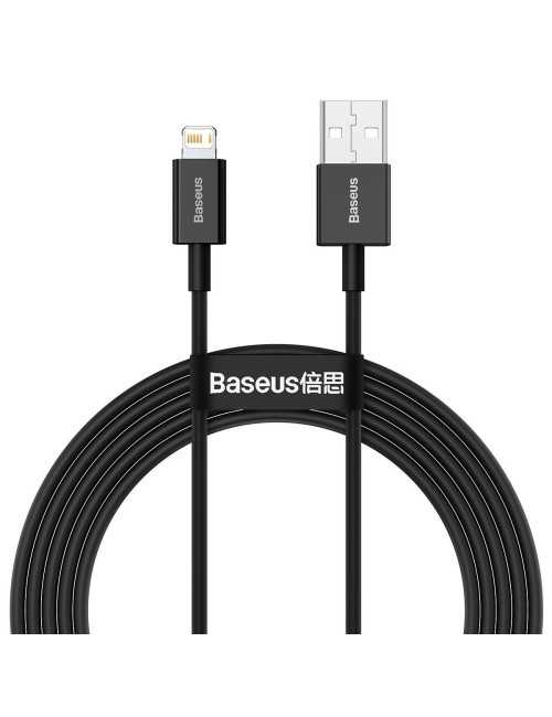 Baseus Καλώδιο USB σε Lightning Superior Series 2.4A 2m (Μαύρο)