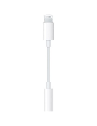 APPLE LIGHTNING MALE – 3.5MM FEMALE HEADPHONE JACK ADAPTER (MMX62) | Wired