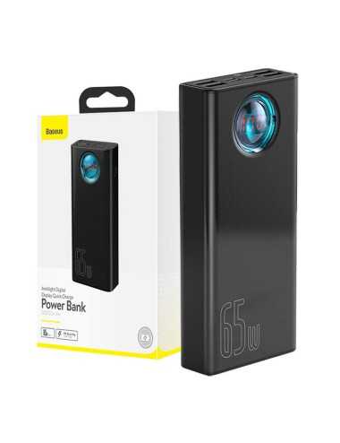 Baseus Powerbank Amblight 30000mAh 4xUSB USB-C 65W (Μαύρο)