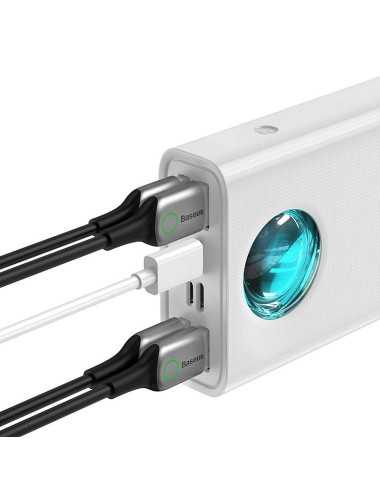 Baseus Powerbank Amblight 30000mAh 4xUSB USB-C 65W (Λευκό) | Power Bank