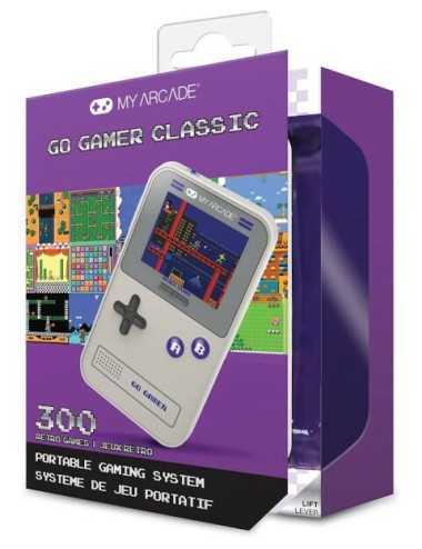 MY ARCADE GO GAMER CLASSIC PLAYER CONSOLE WHITE/LILAC (300 GAMES) | Console Retrogaming