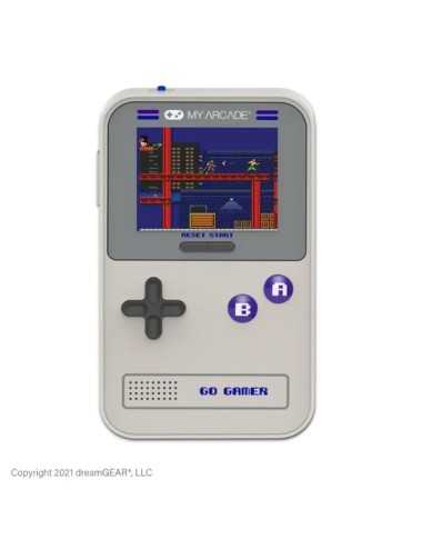 MY ARCADE GO GAMER CLASSIC PLAYER CONSOLE WHITE/LILAC (300 GAMES)