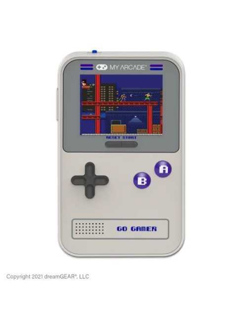 MY ARCADE GO GAMER CLASSIC PLAYER CONSOLE WHITE/LILAC (300 GAMES)