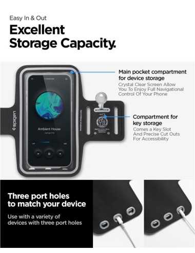 Spigen Dynamic Shield Armband A703, black | Armbands