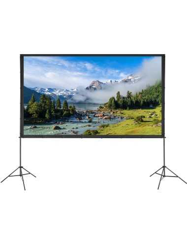 Οθόνη Προβολής Projector Δαπέδου VEVOR ZG-LJ150 με Λόγο Εικόνας 16:9 4K 4202 x 650 x 2746mm / 150" | Αξεσουάρ Projectors