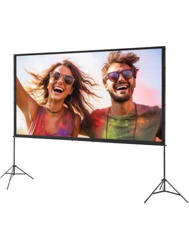 Οθόνη Προβολής Projector Δαπέδου VEVOR ZG-LJ150 με Λόγο Εικόνας 16:9 4K 4202 x 650 x 2746mm / 150" | Αξεσουάρ Projectors