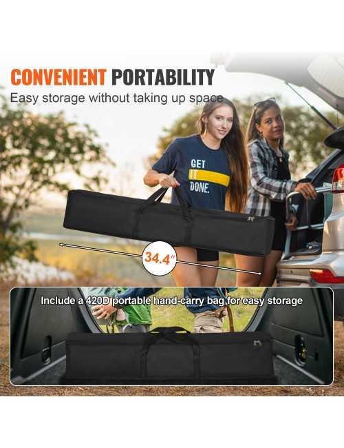 Οθόνη Προβολής Projector Δαπέδου VEVOR ZG-LJ150 με Λόγο Εικόνας 16:9 4K 4202 x 650 x 2746mm / 150"