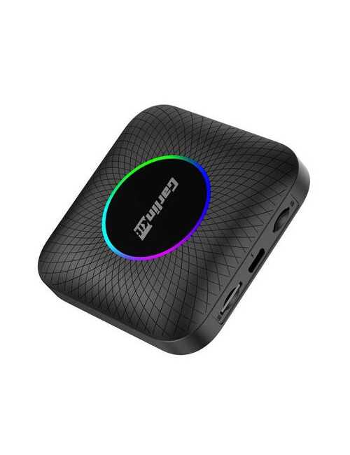 Carlinkit Ασύρματος Αντάπτορας TBOX PLUS LED, 4G/64G, Apple Carplay/Android Auto (Μαύρο)
