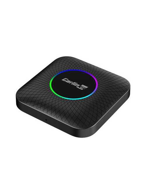Carlinkit Ασύρματος Αντάπτορας TBOX PLUS LED, 4G/64G, Apple Carplay/Android Auto (Μαύρο)