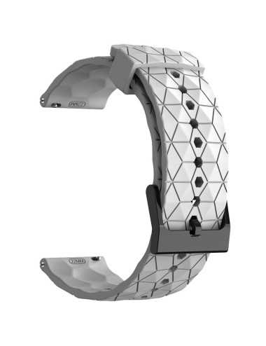 Λουράκι KALEBOL 22mm για Huawei Watch 4 / 4 Pro / GT 4 46mm Football Pattern  - White | Λουράκια
