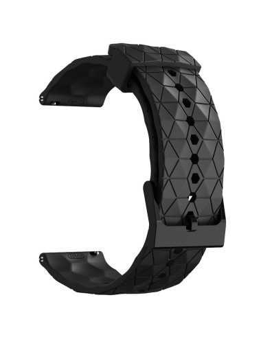 Λουράκι KALEBOL 22mm για Huawei Watch 4 / 4 Pro / GT 4 46mm Football Pattern  - Black | Λουράκια
