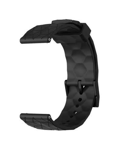 Λουράκι KALEBOL 22mm για Huawei Watch 4 / 4 Pro / GT 4 46mm Football Pattern  - Black | Λουράκια