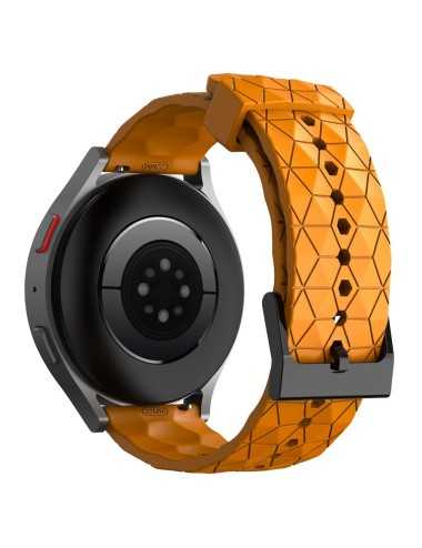 Λουράκι KALEBOL 22mm για Huawei Watch 4 / 4 Pro / GT 4 46mm Football Pattern  - Orange