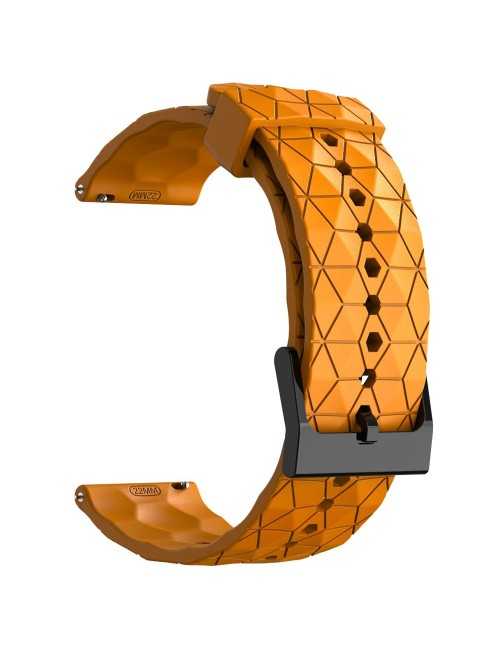 Λουράκι KALEBOL 22mm για Huawei Watch 4 / 4 Pro / GT 4 46mm Football Pattern  - Orange
