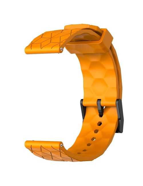 Λουράκι KALEBOL 22mm για Huawei Watch 4 / 4 Pro / GT 4 46mm Football Pattern  - Orange