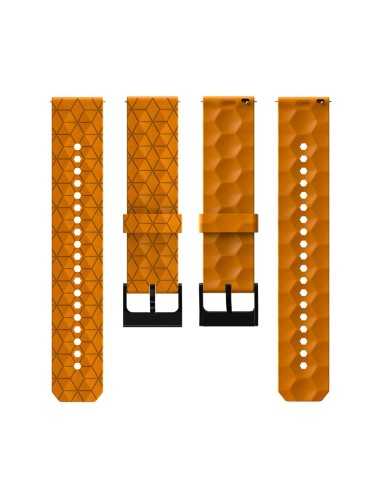 Λουράκι KALEBOL 22mm για Huawei Watch 4 / 4 Pro / GT 4 46mm Football Pattern  - Orange | Λουράκια