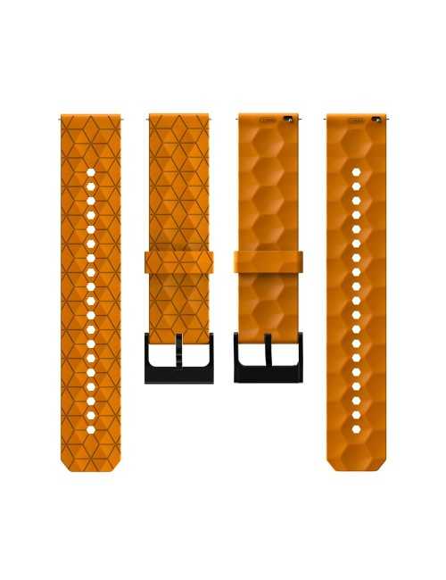 Λουράκι KALEBOL 22mm για Huawei Watch 4 / 4 Pro / GT 4 46mm Football Pattern  - Orange