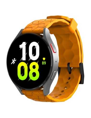 Λουράκι KALEBOL 22mm για Huawei Watch 4 / 4 Pro / GT 4 46mm Football Pattern  - Orange | Λουράκια