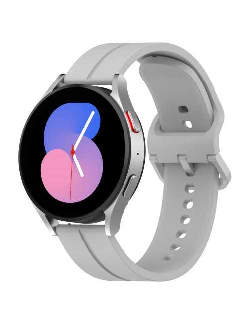 Λουράκι KALEBOL 22mm για Huawei Watch 4 / 4 Pro / GT 4 46mm Silicone Groove Design - Light Grey