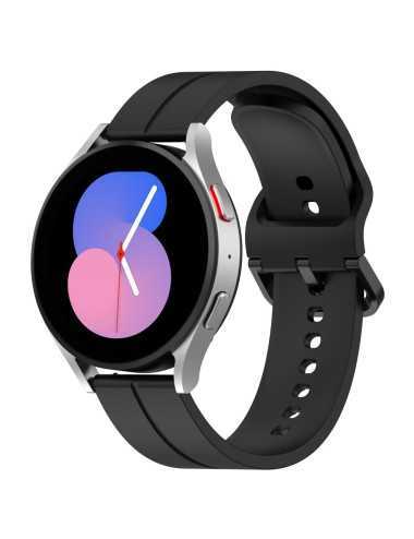 Λουράκι KALEBOL 20mm για Huawei Watch GT 3 42mm / GT 3 Pro 43mm Silicone Groove Design - Black | Λουράκια