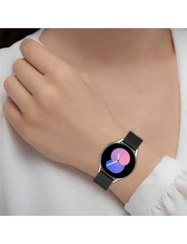 Λουράκι KALEBOL 20mm για Huawei Watch GT 3 42mm / GT 3 Pro 43mm Silicone Groove Design - Black | Λουράκια