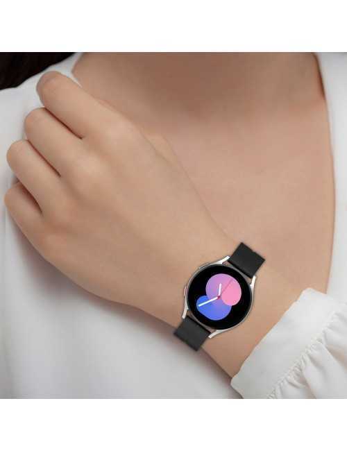 Λουράκι KALEBOL 20mm για Huawei Watch GT 3 42mm / GT 3 Pro 43mm Silicone Groove Design - Navy Blue