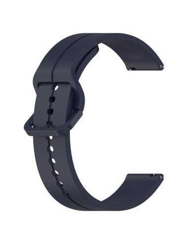 Λουράκι KALEBOL 20mm για Huawei Watch GT 3 42mm / GT 3 Pro 43mm Silicone Groove Design - Navy Blue | Λουράκια