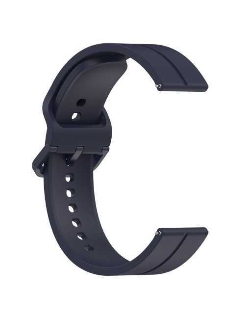 Λουράκι KALEBOL 20mm για Huawei Watch GT 3 42mm / GT 3 Pro 43mm Silicone Groove Design - Navy Blue