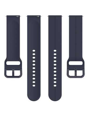 Λουράκι KALEBOL 20mm για Huawei Watch GT 3 42mm / GT 3 Pro 43mm Silicone Groove Design - Navy Blue | Λουράκια