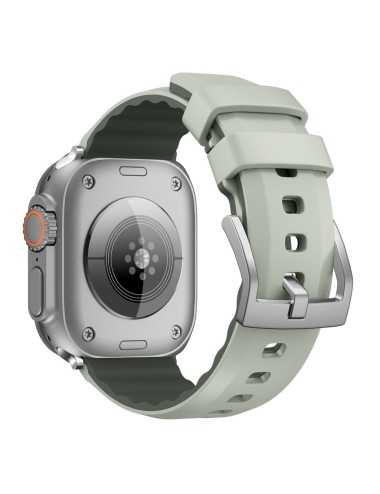 Λουράκι KALEBOL για Apple Watch 10 46mm / Ultra 2 / Ultra 49mm / 9 8 7 45mm Silicone Dual Color - Matcha Green | Λουράκια