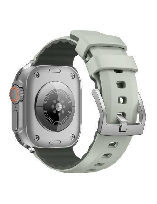 Λουράκι KALEBOL για Apple Watch 10 46mm / Ultra 2 / Ultra 49mm / 9 8 7 45mm Silicone Dual Color - Matcha Green