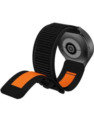 Λουράκι Universal 22mm για Samsung Galaxy Watch3 45mm / Galaxy Watch 46mm / Huawei Watch Ultimate Design Nylon - Black | Λουράκια