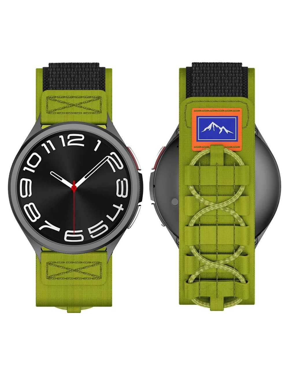 Λουράκι Universal 22mm για Samsung Galaxy Watch3 45mm / Galaxy Watch 46mm / Huawei Watch Ultimate Design Nylon - Green