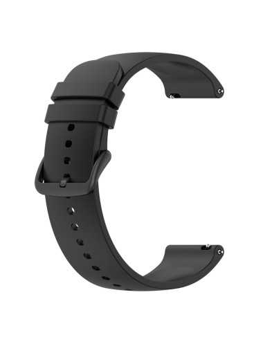 Λουράκι KALEBOL 20mm Silicone Strap για Huawei Watch GT 3 42mm / GT 3 Pro 43mm Round End - Black | Λουράκια