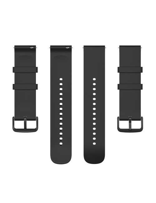 Λουράκι KALEBOL 20mm Silicone Strap για Huawei Watch GT 3 42mm / GT 3 Pro 43mm Round End - Black