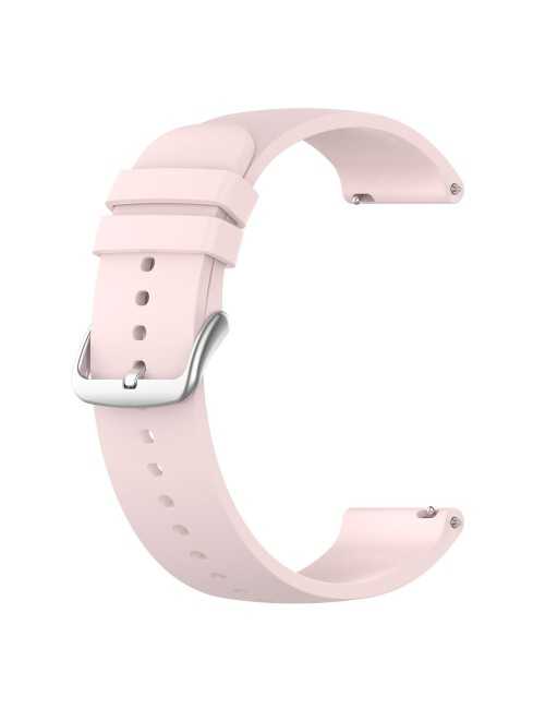 Λουράκι KALEBOL 20mm Silicone Strap για Huawei Watch GT 3 42mm / GT 3 Pro 43mm Round End - Light Pink