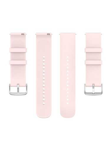 Λουράκι KALEBOL 20mm Silicone Strap για Huawei Watch GT 3 42mm / GT 3 Pro 43mm Round End - Light Pink | Λουράκια