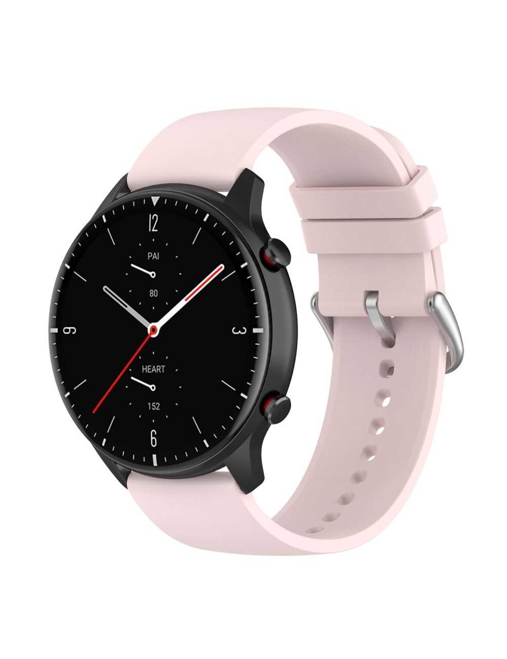Λουράκι KALEBOL 20mm Silicone Strap για Huawei Watch GT 3 42mm / GT 3 Pro 43mm Round End - Light Pink