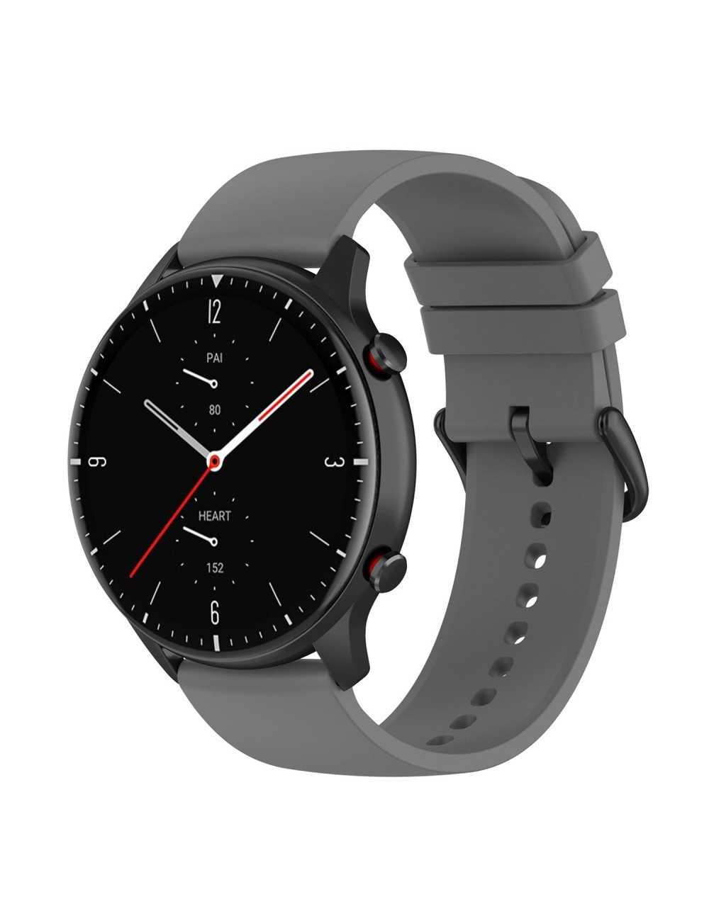Λουράκι KALEBOL 20mm Silicone Strap για Huawei Watch GT 3 42mm / GT 3 Pro 43mm Round End - Dark Grey