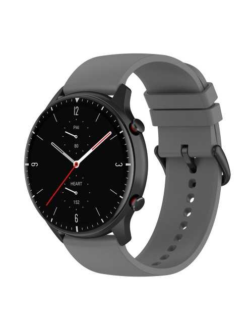 Λουράκι KALEBOL 20mm Silicone Strap για Huawei Watch GT 3 42mm / GT 3 Pro 43mm Round End - Dark Grey