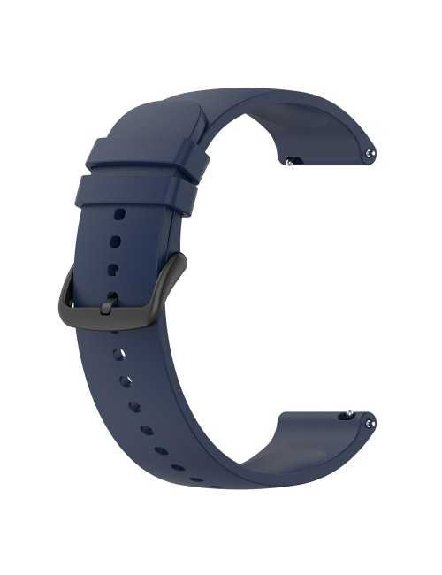 Λουράκι KALEBOL 20mm Silicone Strap για Huawei Watch GT 3 42mm / GT 3 Pro 43mm Round End - Midnight Blue