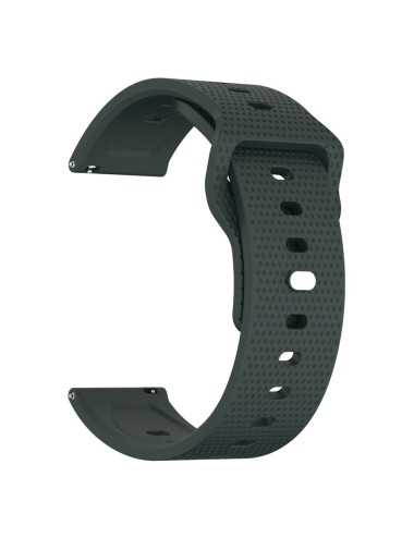 Λουράκι KALEBOL 22mm για Huawei Watch 4 / 4 Pro / GT 4 46mm Dots Silicone  - Dark Green | Λουράκια