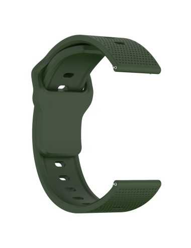 Λουράκι KALEBOL 22mm για Huawei Watch 4 / 4 Pro / GT 4 46mm Dots Silicone  - Army Green | Λουράκια