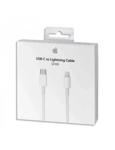 Apple USB-C to Lightning Cable 87W Λευκό 2m (MKQ42ZM/A)